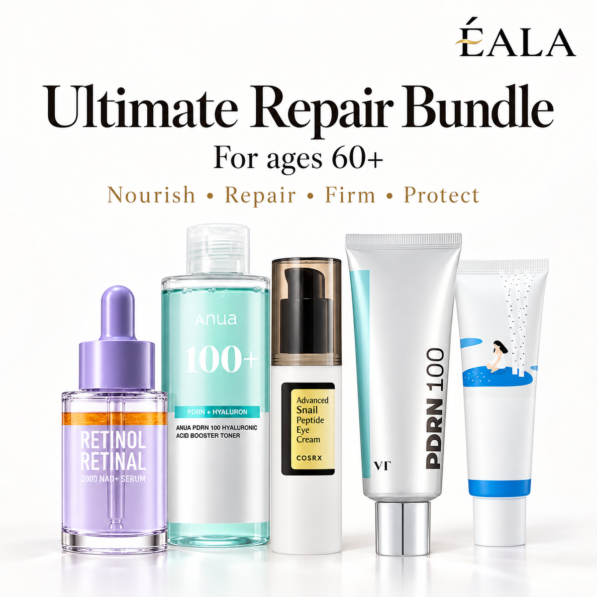 Ultimate Repair Bundle For ages 60+ Nourish • Repair • Firm • Protect