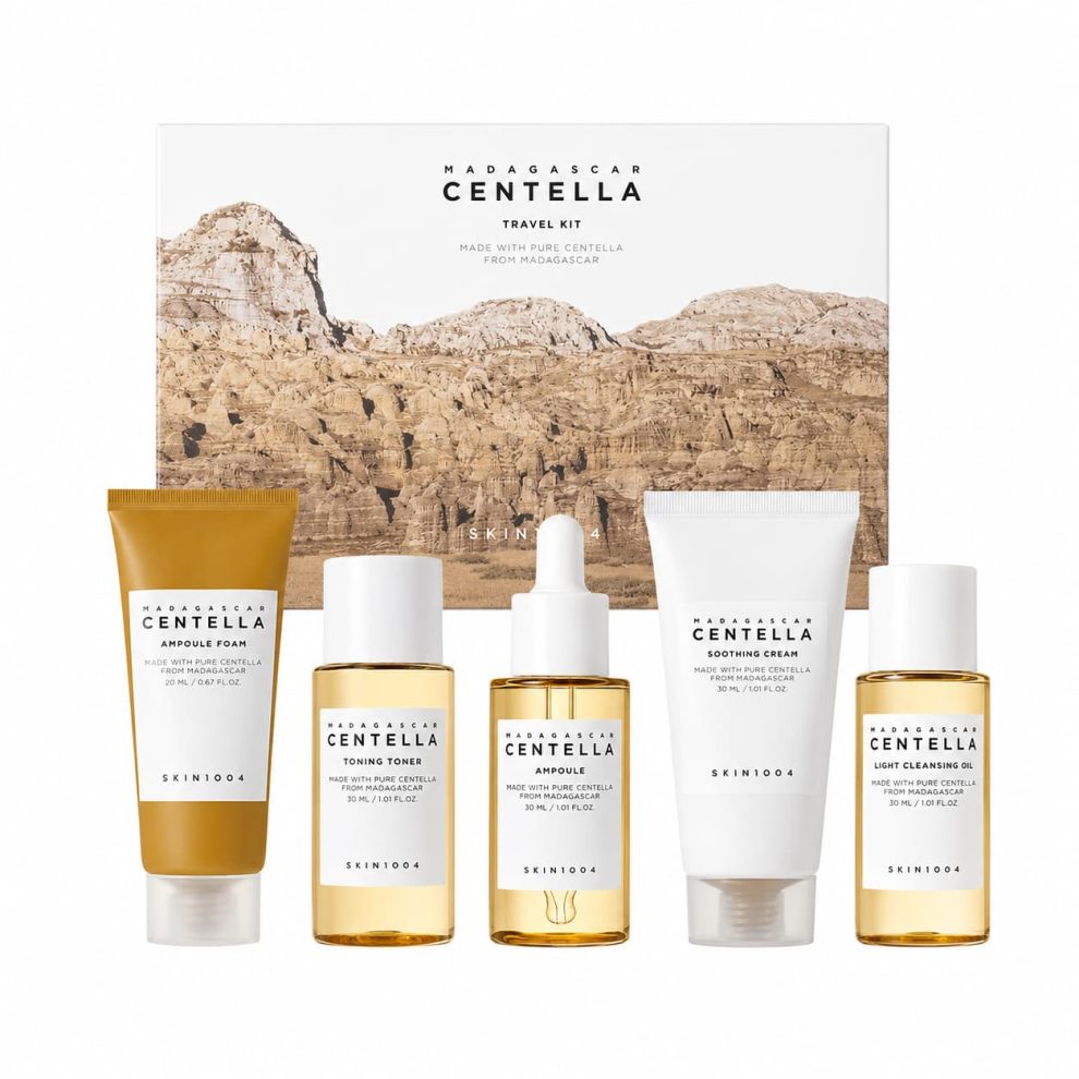 SKIN1004 Madagascar Centella Travel Kit (30ml + 30ml + 30ml + 30ml + 20ml)