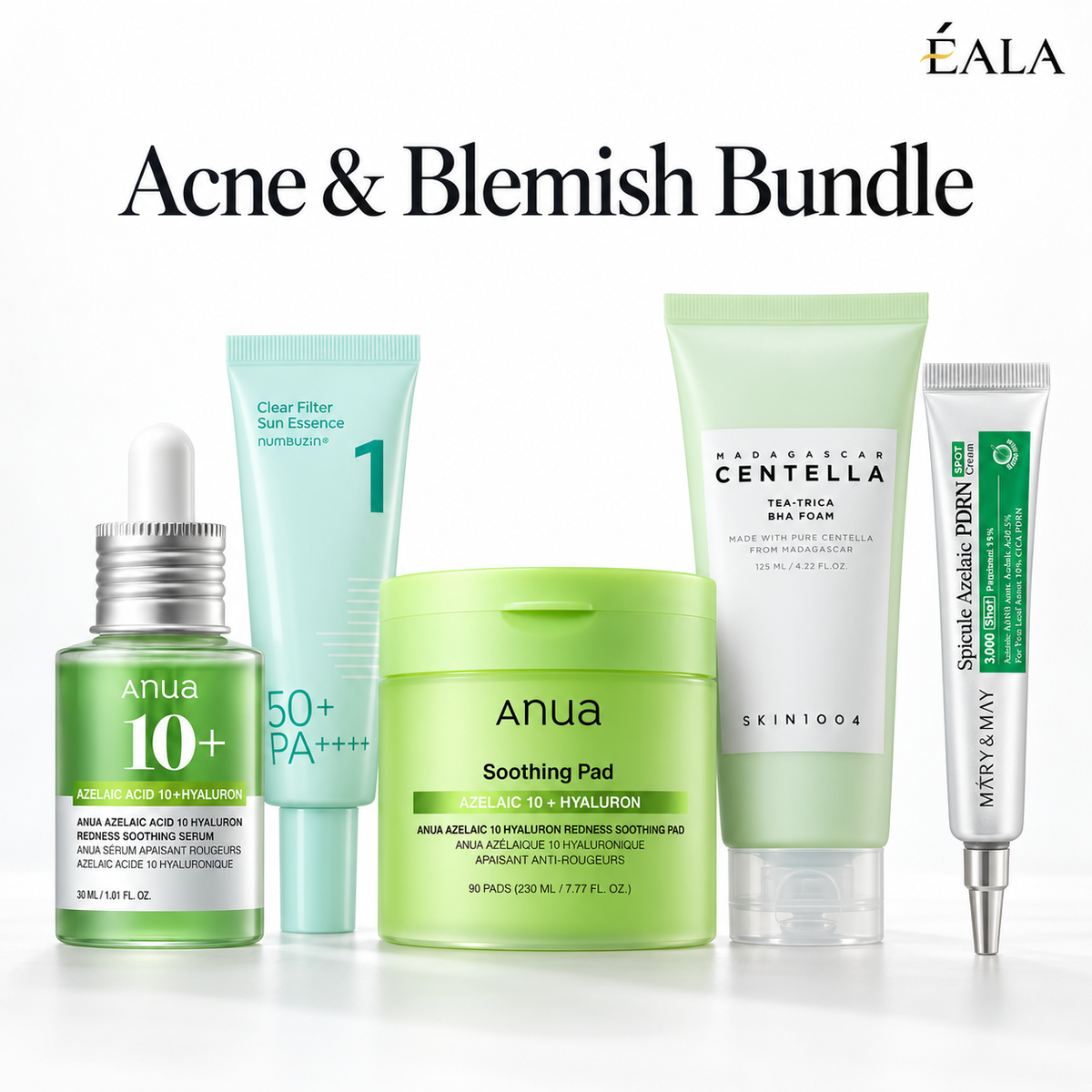 Acne & Blemish Bundle For breakouts, clogged pores & post-acne marks Clear • Calm • Balance • Protect