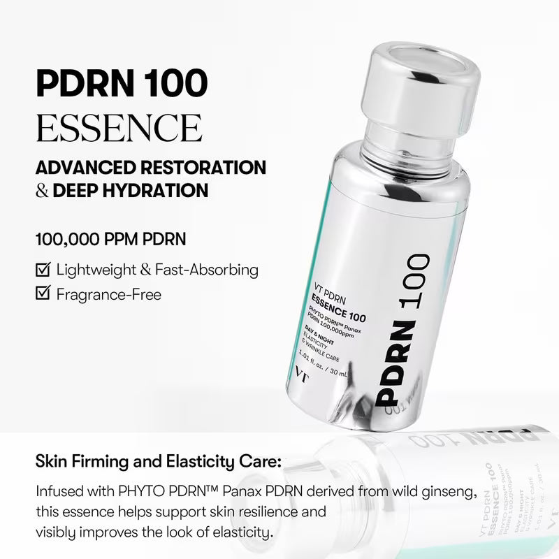 VT Cosmetics PDRN 100 Essence – 30 ml