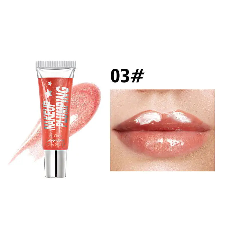 Transparent Lip Gloss for Plumping and Moisturizing