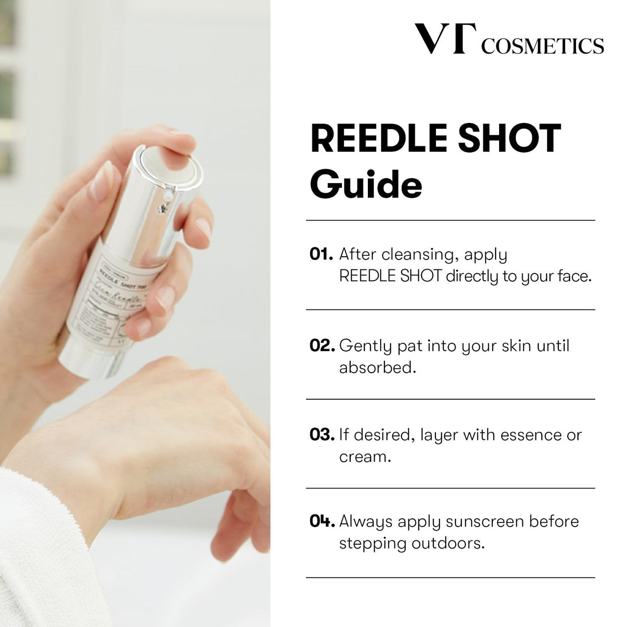VT Cosmetics – Reedle Shot 100 Revitalizing Serum, 50ml