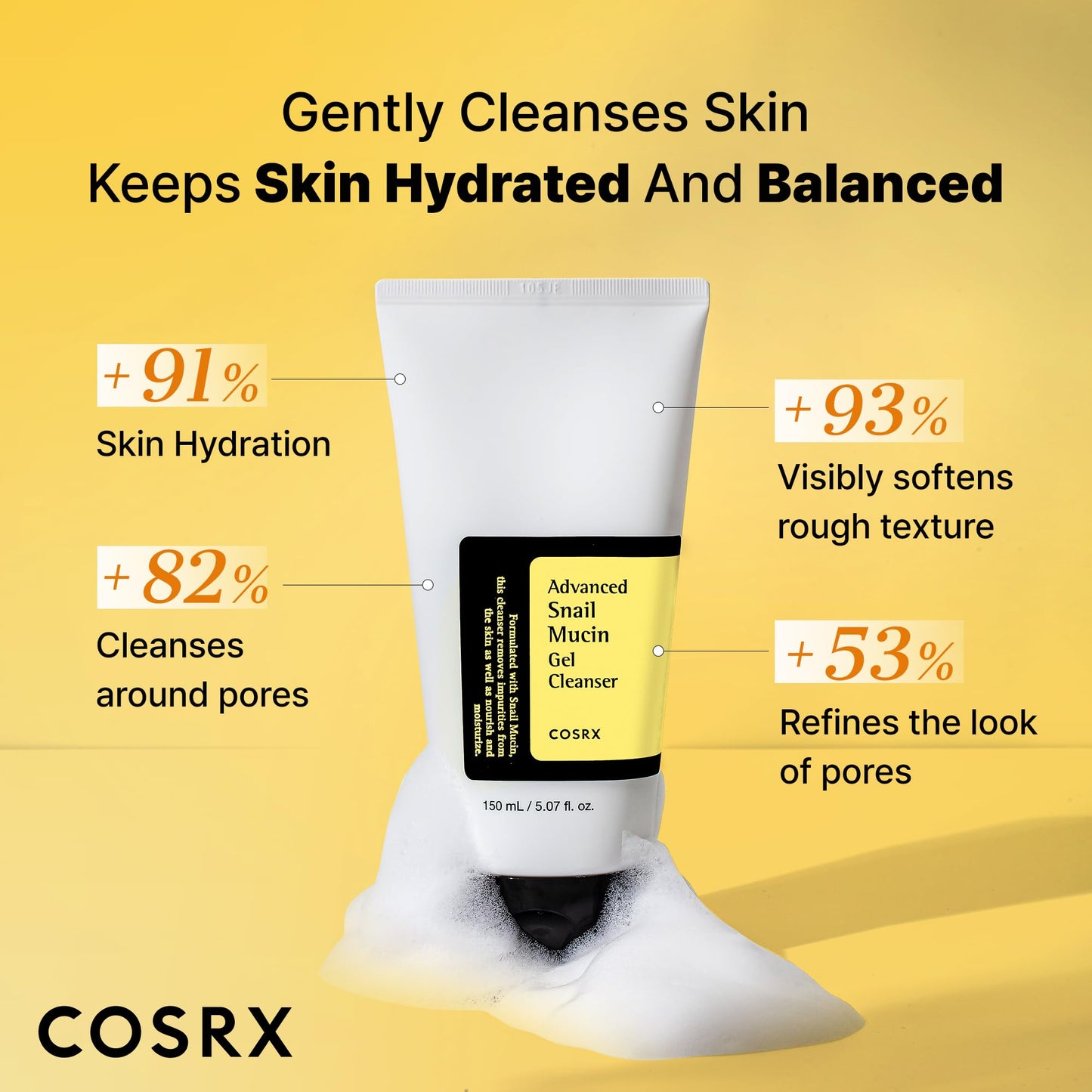 COSRX Advanced Snail Mucin Gel Cleanser 50 ml