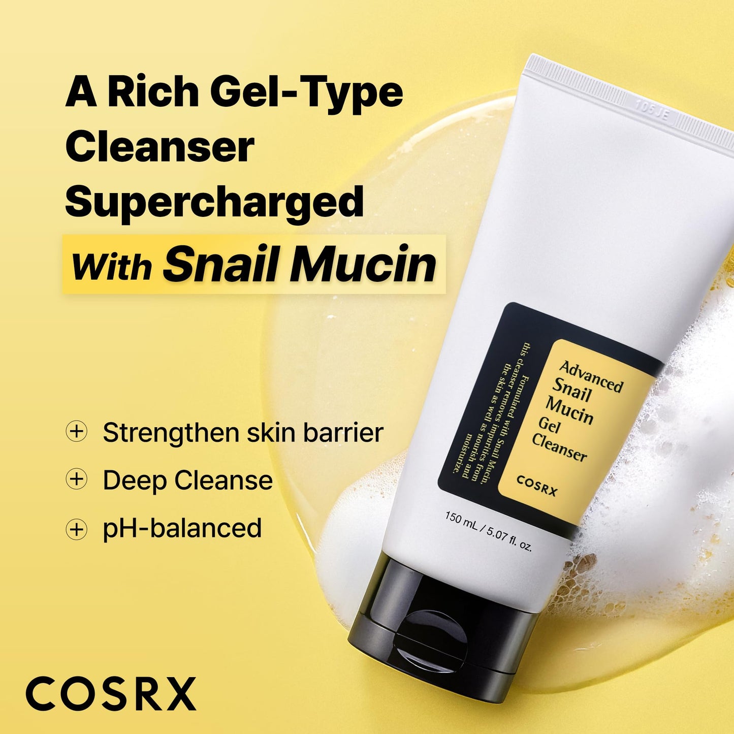 COSRX Advanced Snail Mucin Gel Cleanser 50 ml