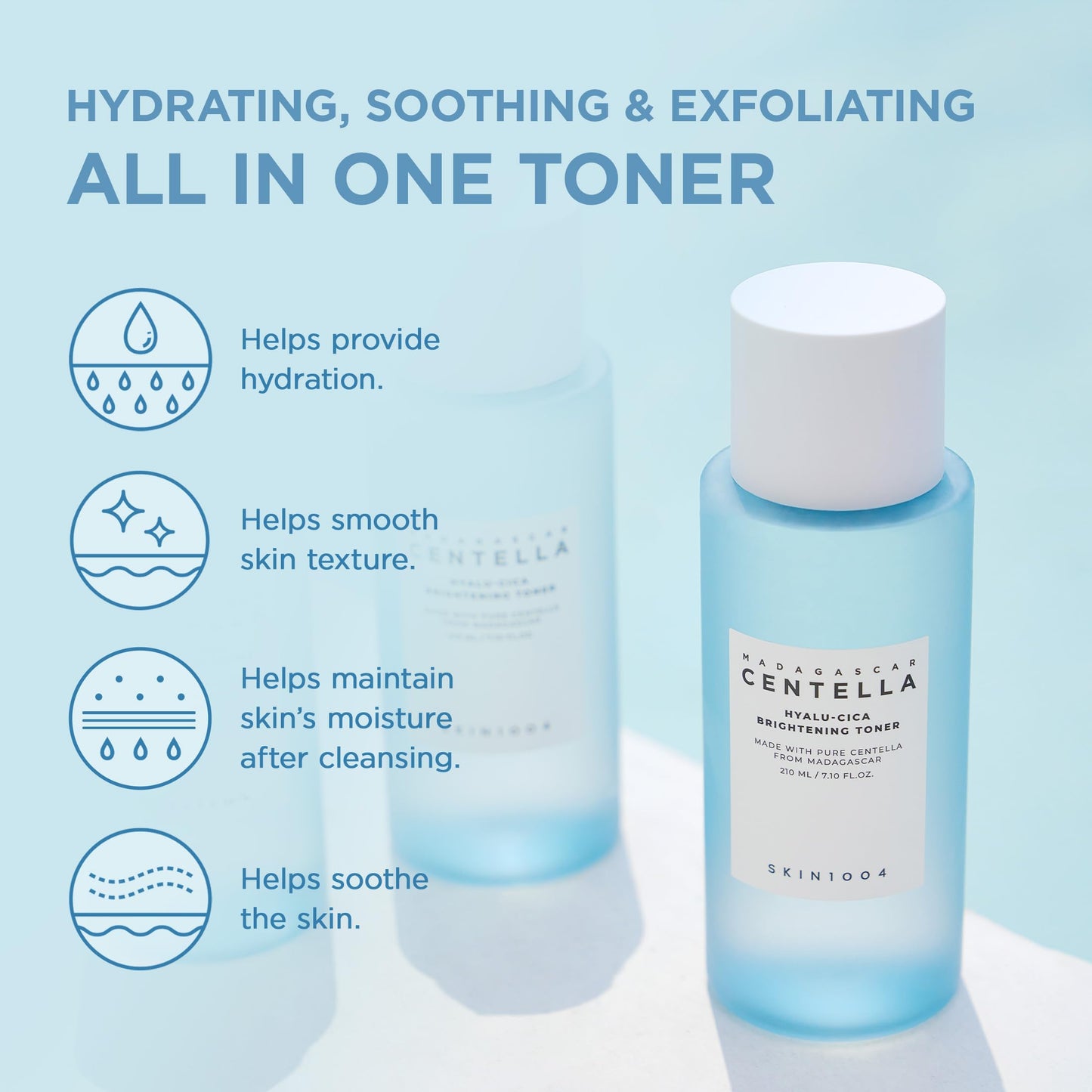 SKIN1004 – Madagascar Centella Hyalu-Cica Brightening Toner 210ml