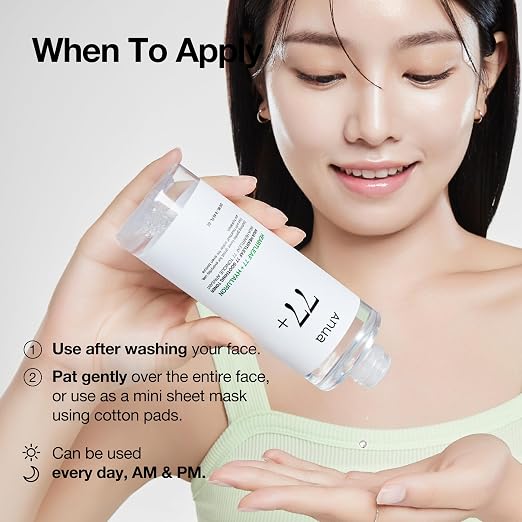 Anua Heartleaf 77 + Hyaluron Soothing Toner