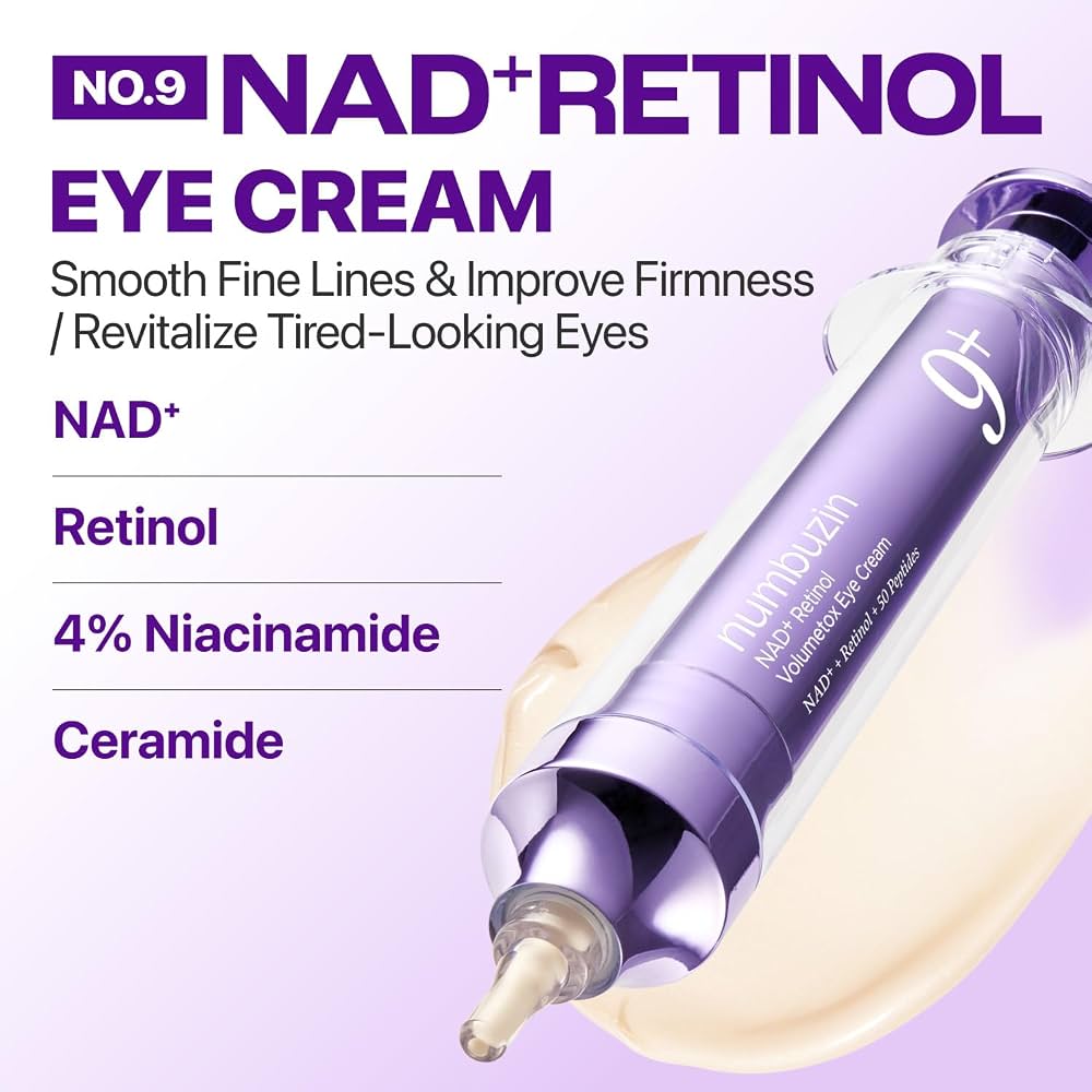Numbuzin No.9 NAD+ Retinol Volumetox Eye Cream 10 ml