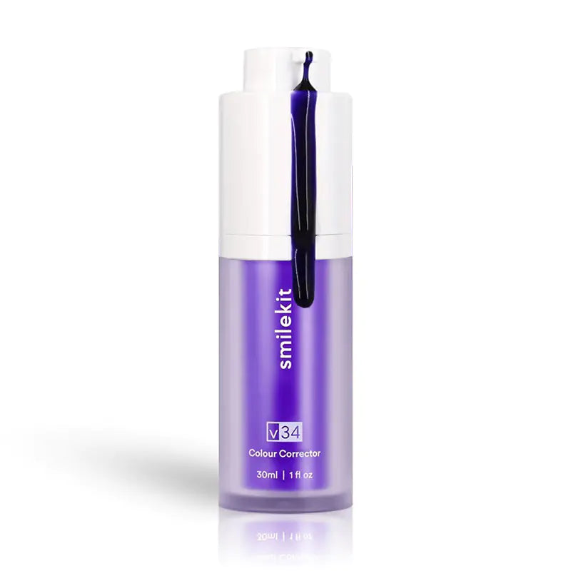 V34 Purple Toothpaste for Whitening and Stain Removal