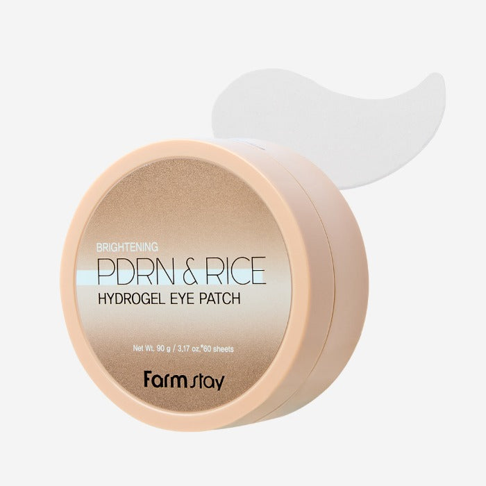 Farm Stay Brightening PDRN & Rice Hydrogel Eye Patch 60 Patches