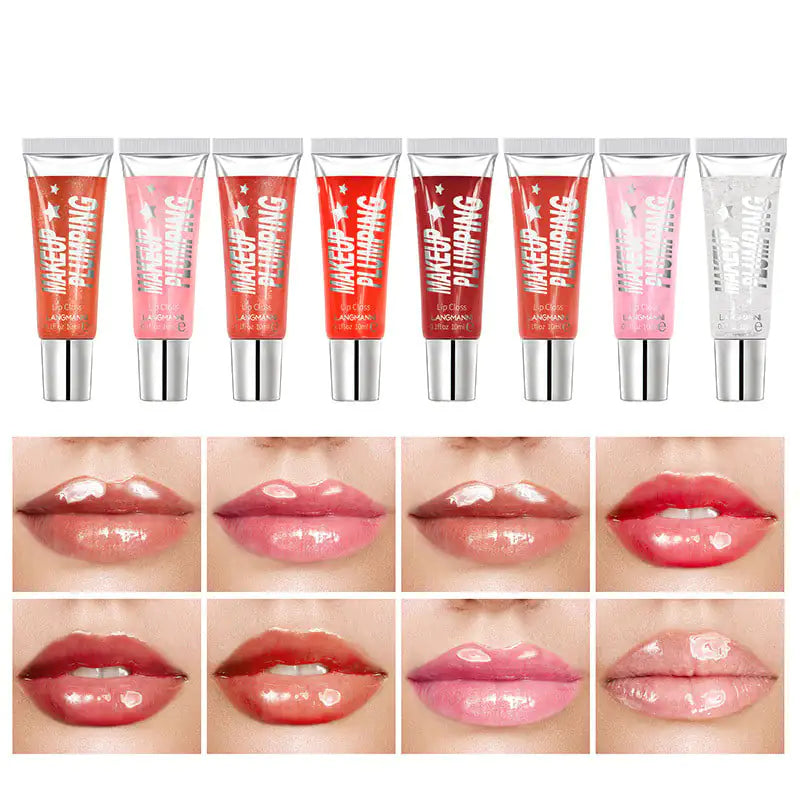 Transparent Lip Gloss for Plumping and Moisturizing