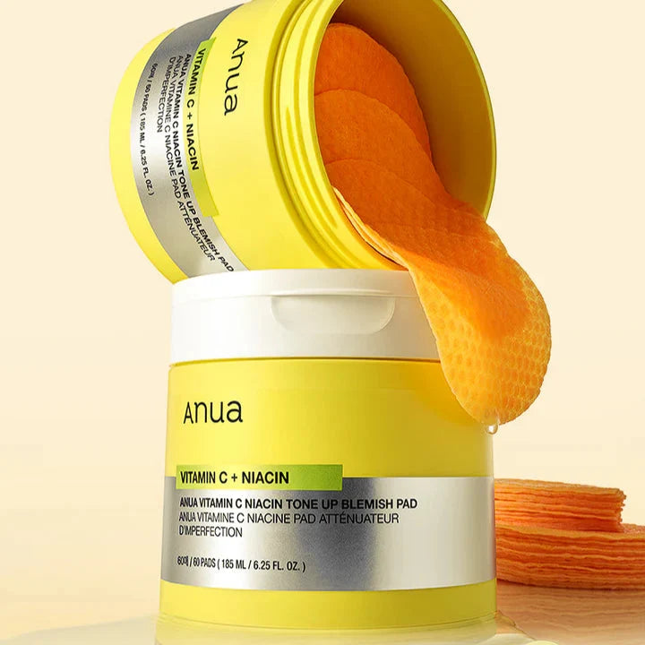 Anua – Vitamin C+ Niacin Tone Up Blemish Pad – 185 ml / 60 Pads