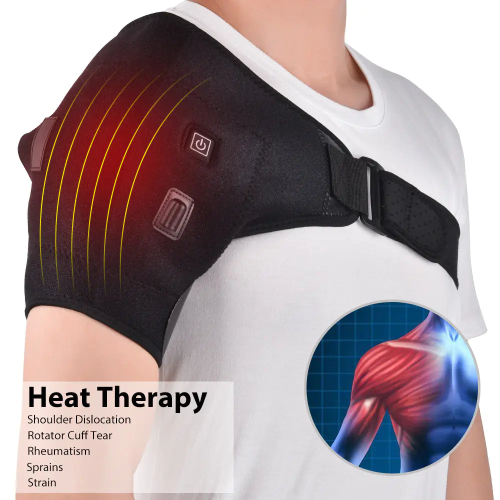Adjustable Electric Heating Shoulder Support Strap