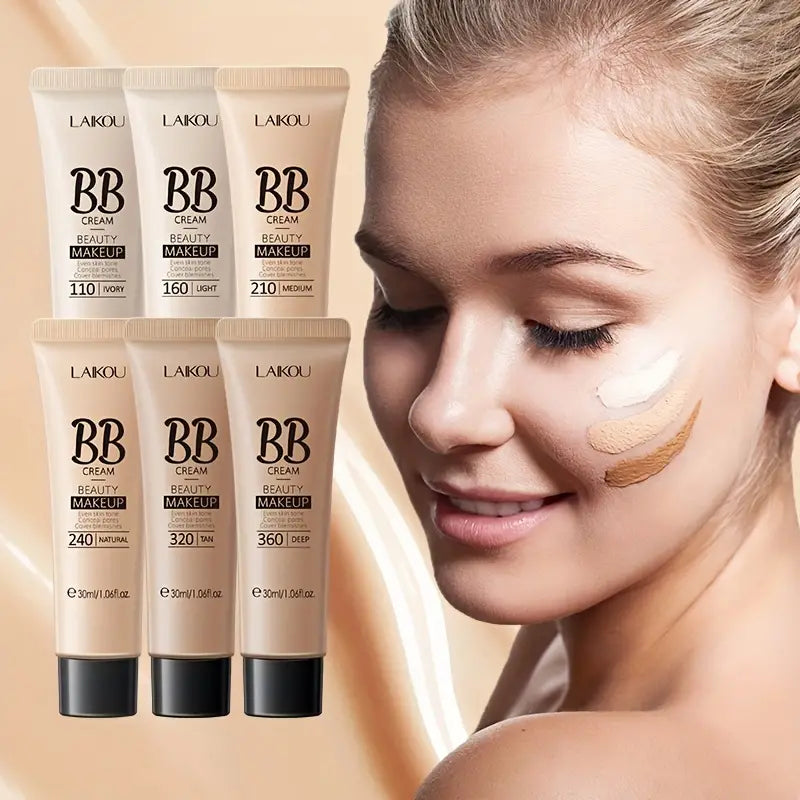 LAIKOU Waterproof BB Cream - Full Coverage Foundation 30ml