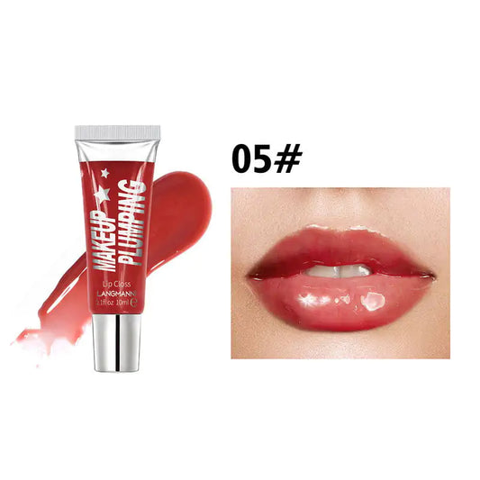 Transparent Lip Gloss for Plumping and Moisturizing