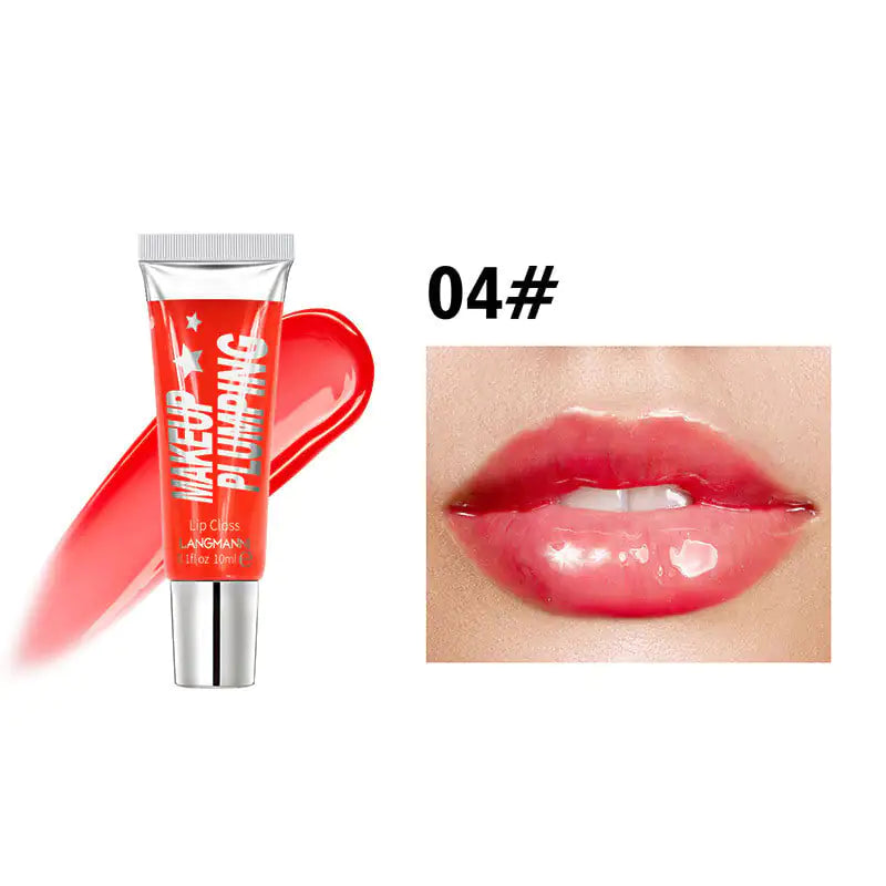 Transparent Lip Gloss for Plumping and Moisturizing