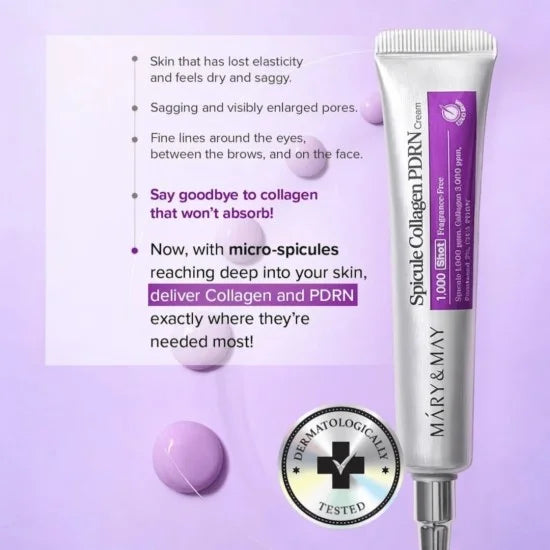 Mary & May – Spicule Collagen PDRN Cream 15g