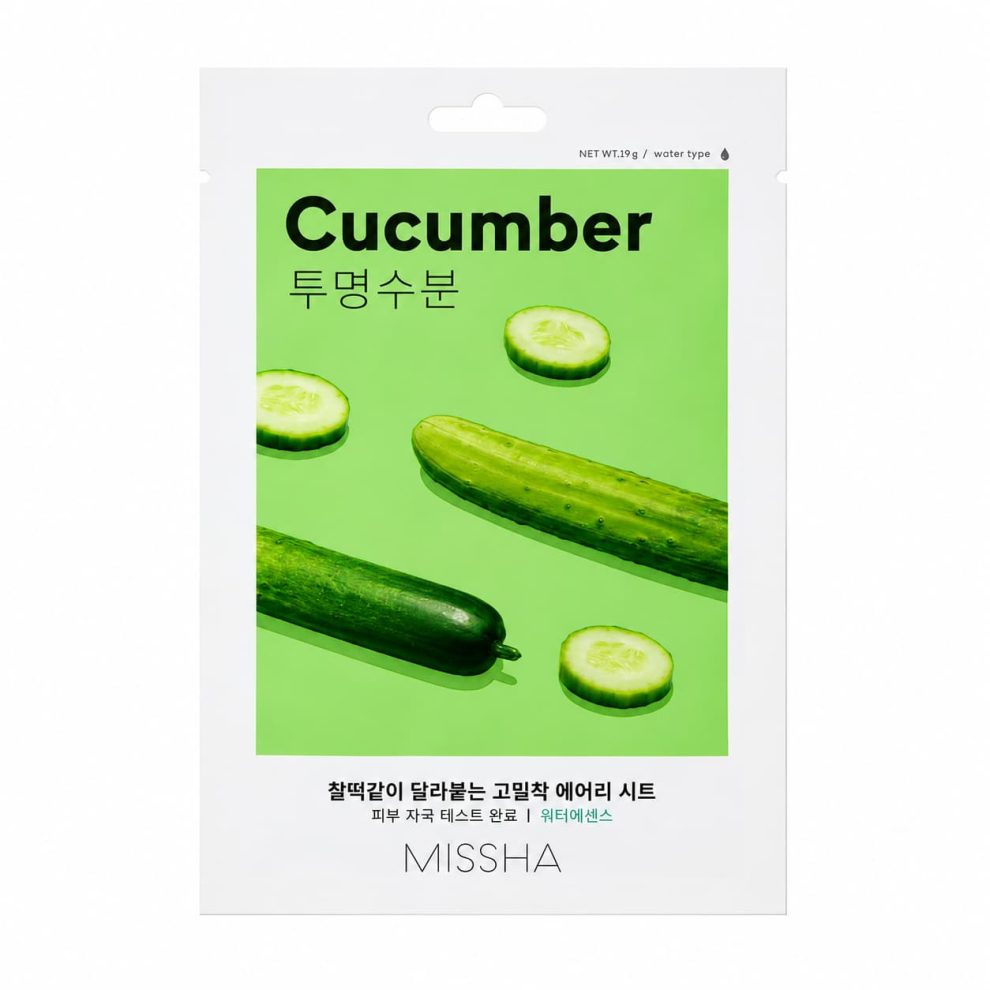 Missha Airy Fit Sheet Mask Cucumber (1 sheet)