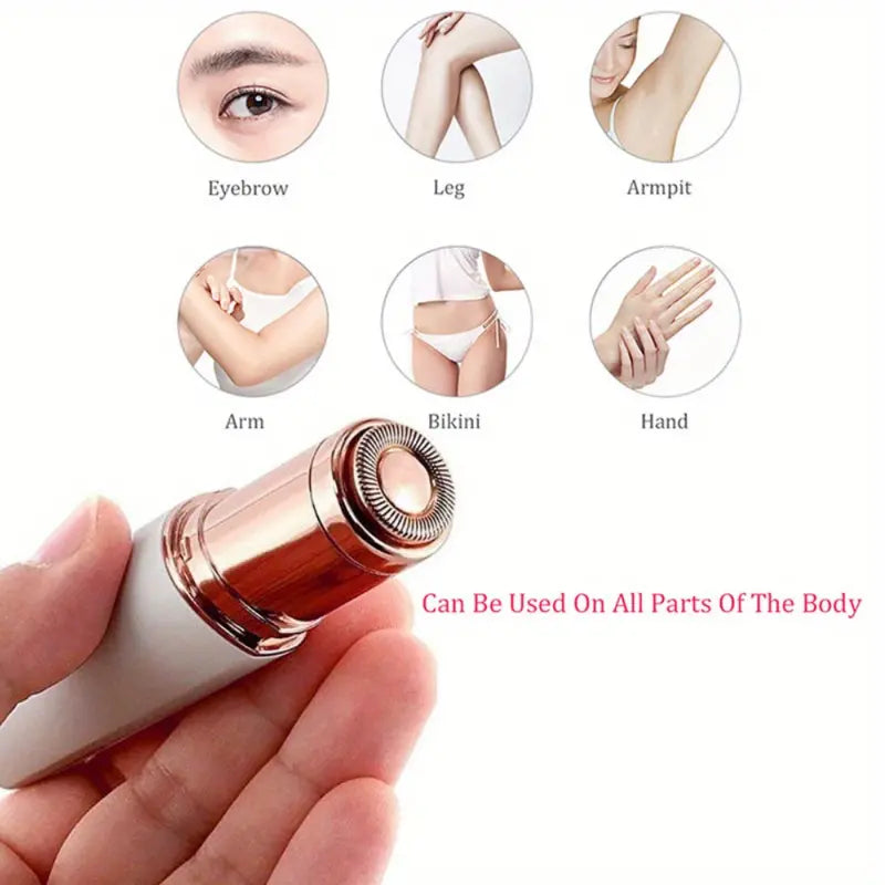 Facial Hair Removal Device for Women - Battery-Powered