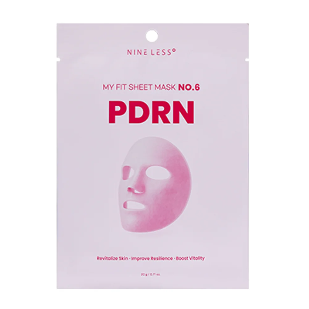 NINE LESS - My Fit Sheet Mask No.6 PDRN, 1 sheet