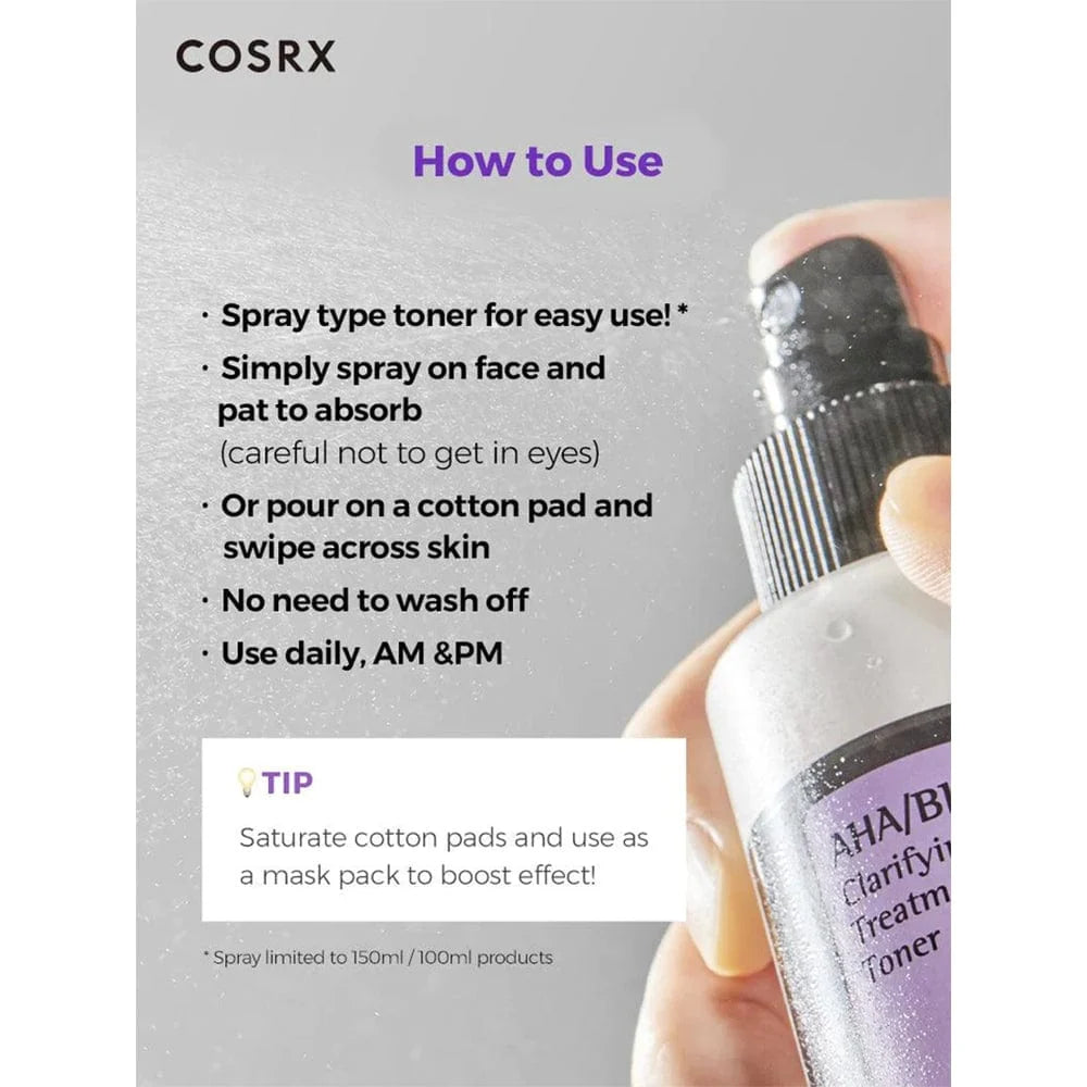 COSRX – AHA/BHA Clarifying Treatment Toner 150ml