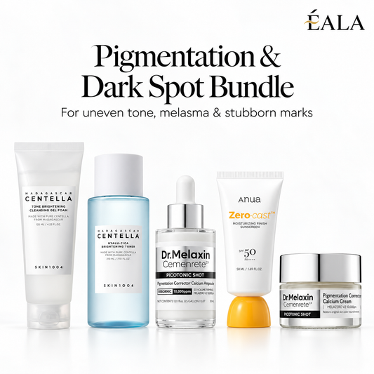 Pigmentation & Dark Spot Bundle  For uneven tone, melasma & stubborn marks Brighten • Correct • Even • Protect