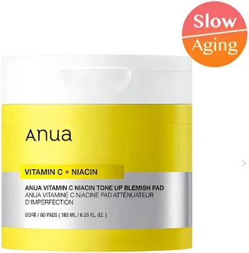 Anua – Vitamin C+ Niacin Tone Up Blemish Pad – 185 ml / 60 Pads