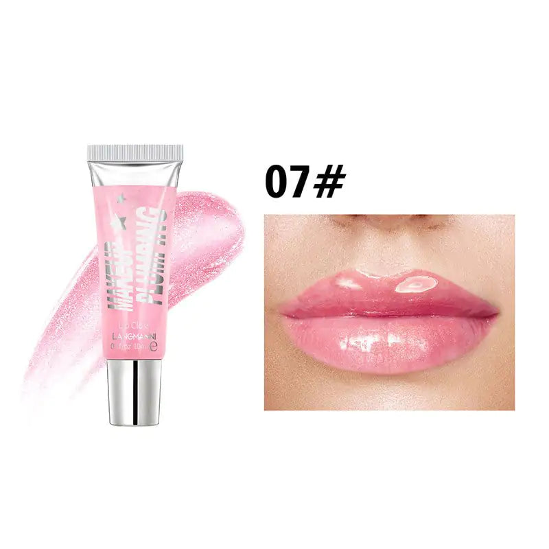 Transparent Lip Gloss for Plumping and Moisturizing