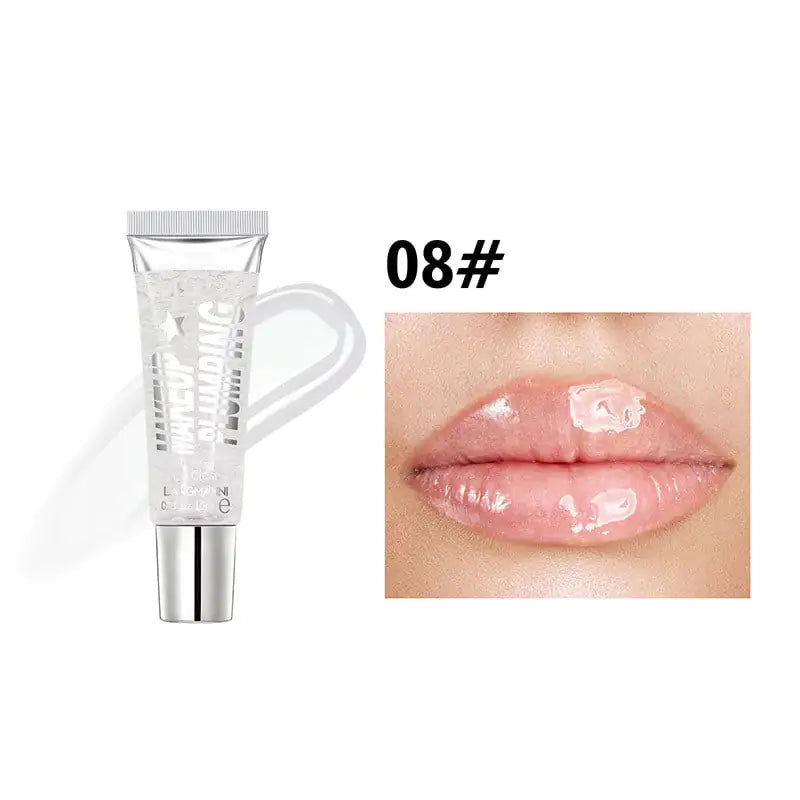 Transparent Lip Gloss for Plumping and Moisturizing