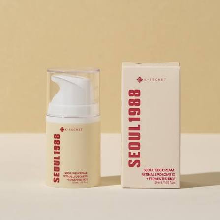 K-SECRET – SEOUL 1988 Cream : Retinal Liposome 1% + Fermented Rice – 50ml