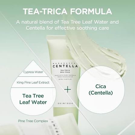 SKIN1004 - Madagascar Centella Tea-Trica BHA Foam, 125ml