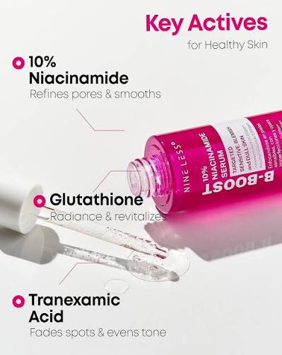 NINE LESS – B-Boost 10% Niacinamide Serum – 30ml