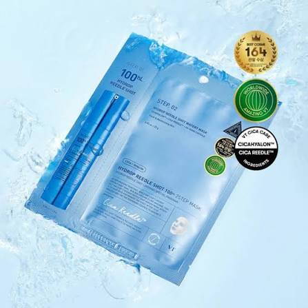 VT Cosmetics – Hydrop Reedle Shot 100hL 2Step Hydrogel Mask, 4 sheets