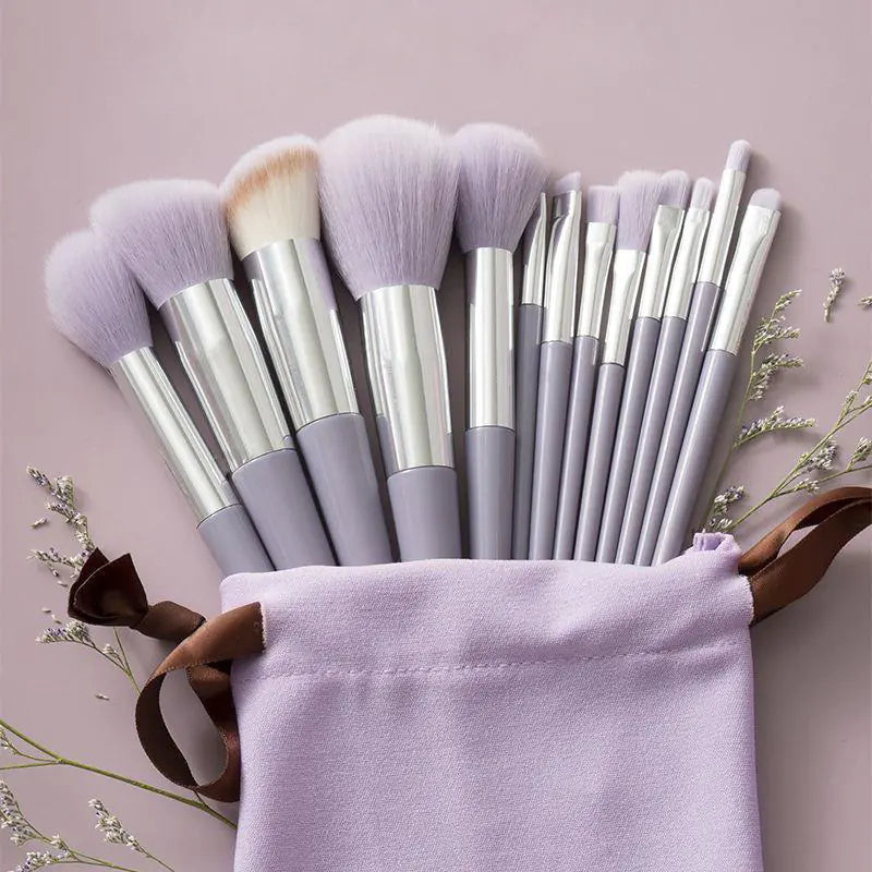 13-Piece Soft Makeup Brush Set for Beauty