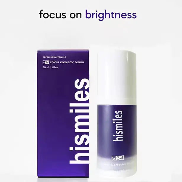 V34 Purple Toothpaste for Whitening and Stain Removal
