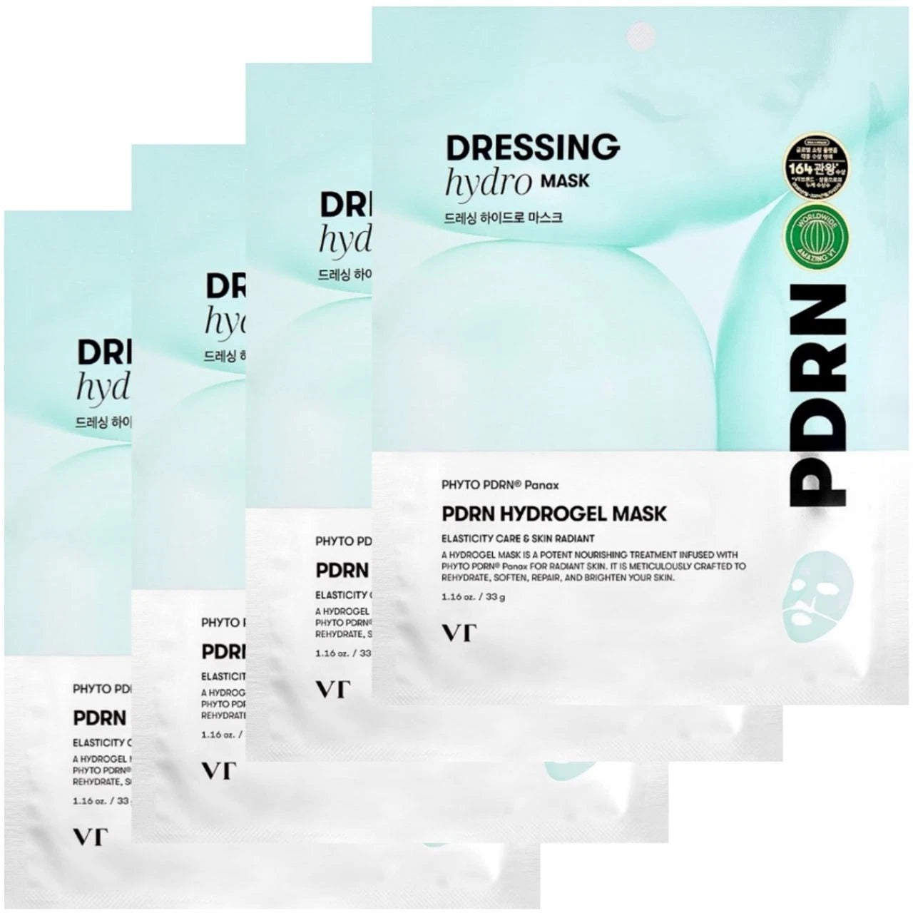 VT Cosmetics – PDRN Hydrogel Mask – 4 Sheets