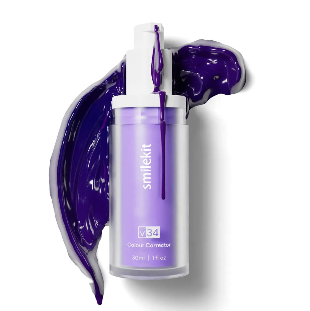 V34 Purple Toothpaste for Whitening and Stain Removal