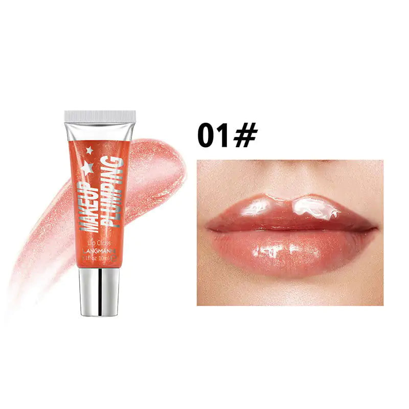Transparent Lip Gloss for Plumping and Moisturizing